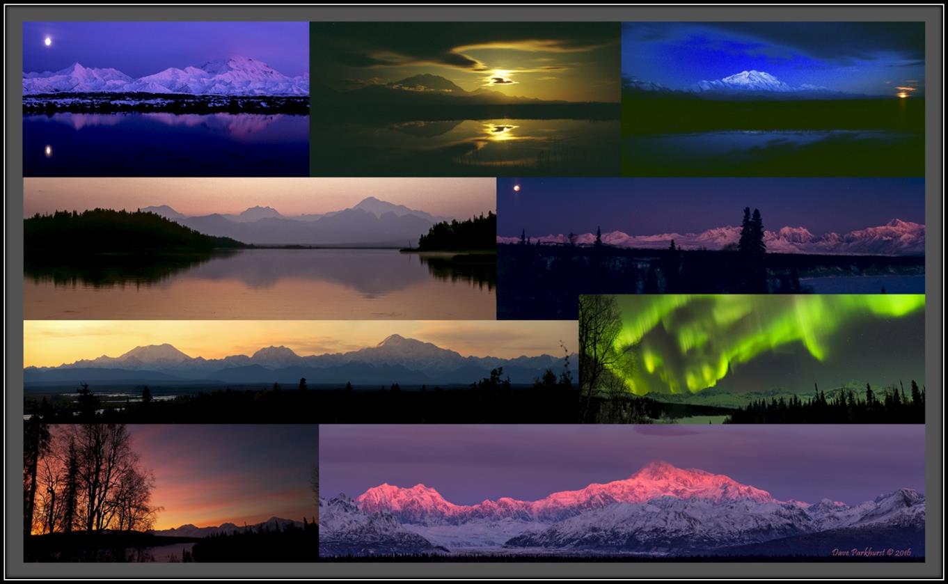 Colors in Alaska skies