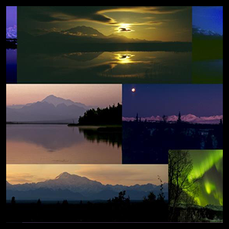 Alaska Range ~ Dusk-to-Dawn
