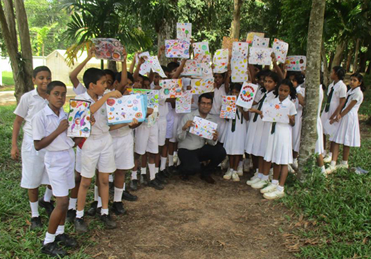 Posters and students